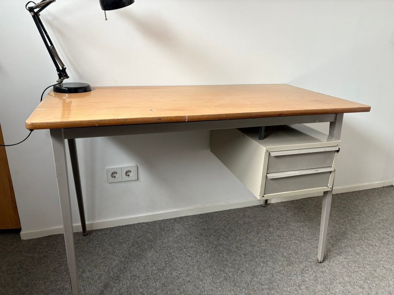 Marko Dutch Design Bureau, Huis en Inrichting, Bureaus, Gebruikt, Overige typen, Scandinavisch, Metaal, Bruin, Ophalen of Verzenden