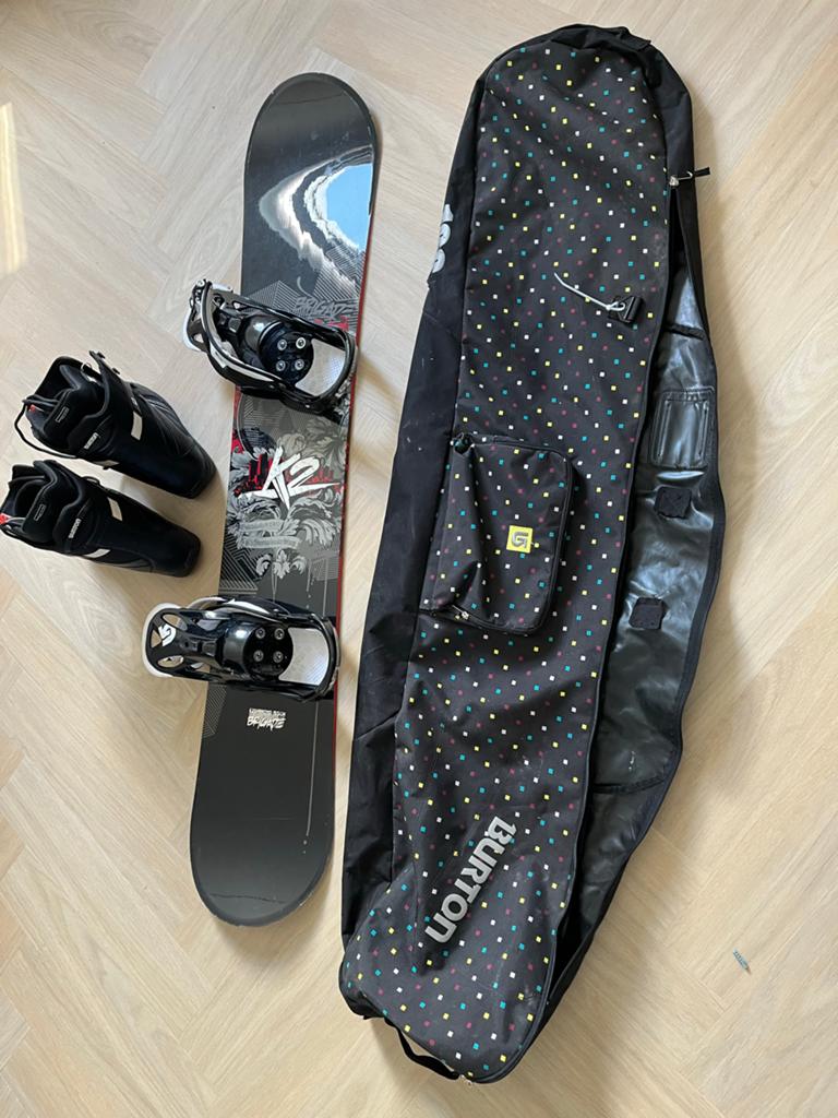 Snowboard K2 burton schoenen en bindings, Sport en Fitness, Snowboarden, Ophalen, Gebruikt, Board