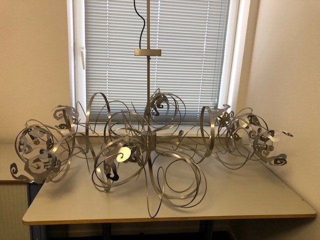 Hanglamp Dijkos design hal - lounge, Ophalen, E14 (klein), Zo goed als nieuw, Metaal