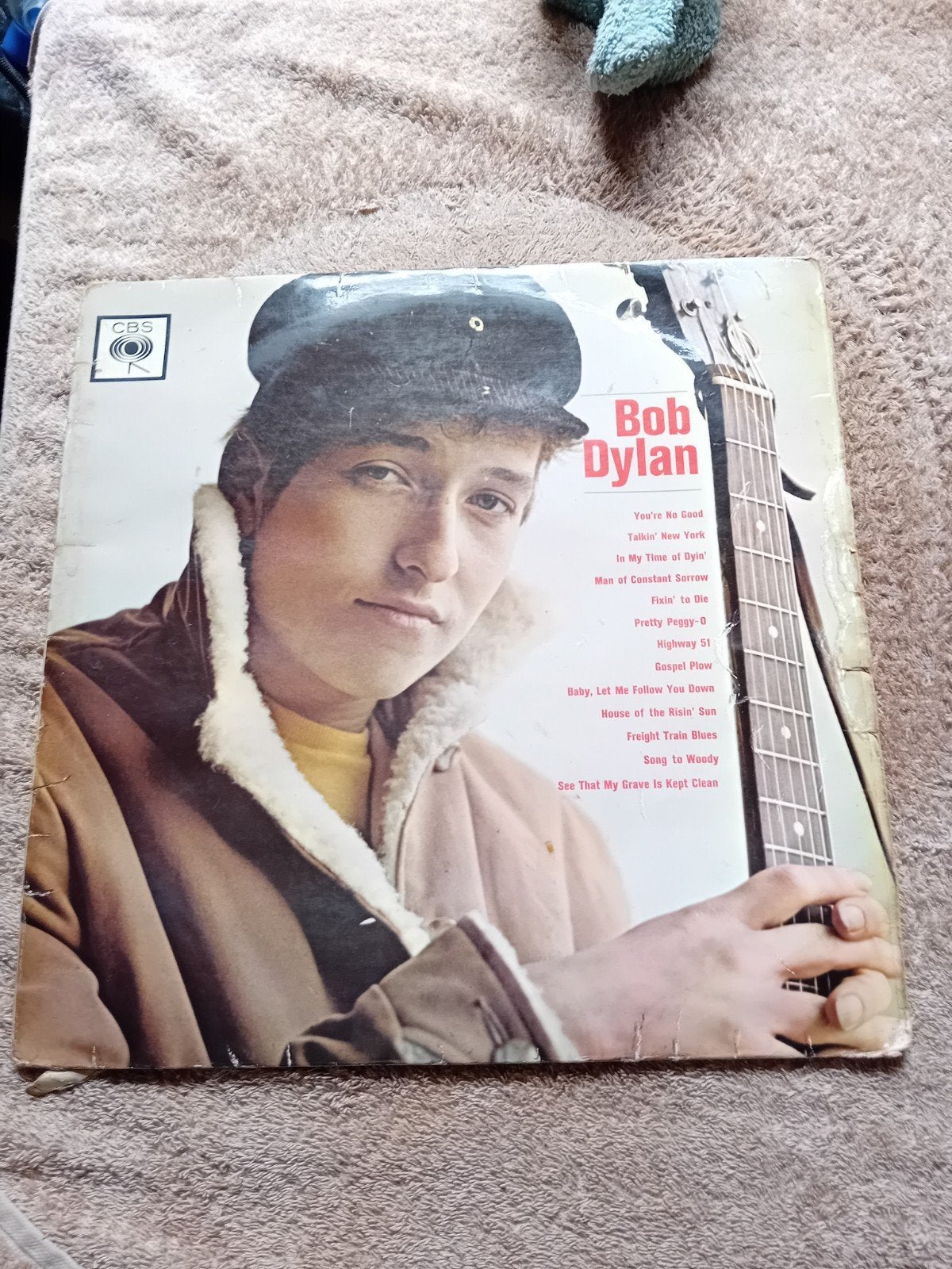 Bob Dylan - Bob Dylan (LP, 1962, CBS Mono BPG 62022), Ophalen, LP, Gebruikt, Originele persing