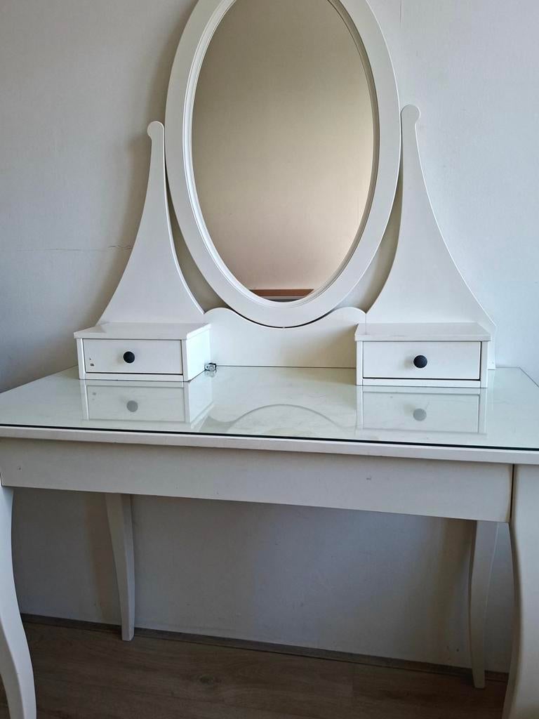Kaptafel - make up tafel Ikea Hemnes, Huis en Inrichting, Tafels | Kaptafels, Ophalen, Gebruikt, 100 tot 150 cm, 50 tot 100 cm