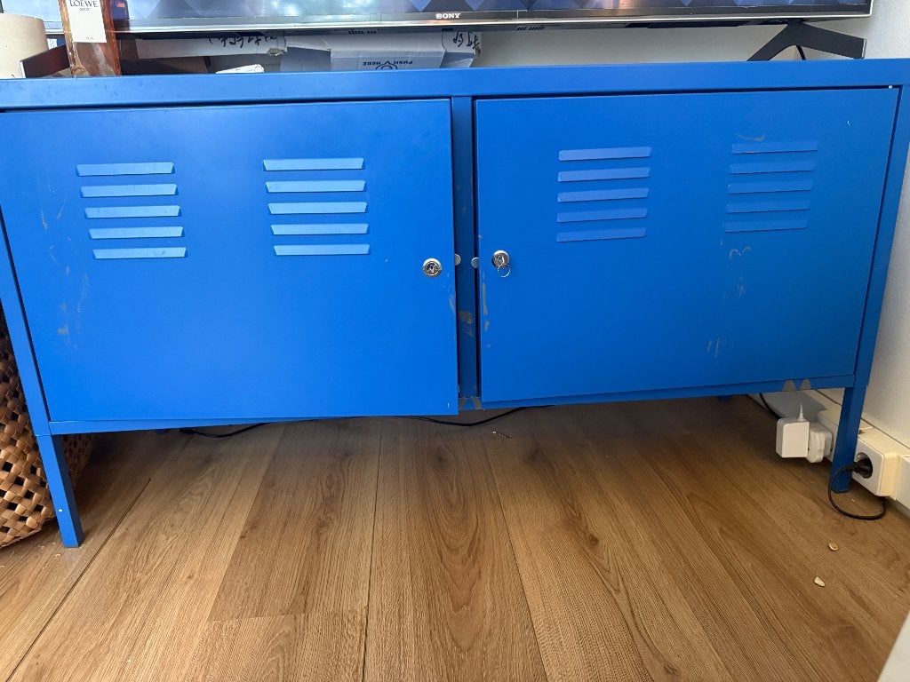 IKEA PS Kastje - Blauw (sleutel kwijt), Ophalen, Gebruikt, Blauw, Overige merken