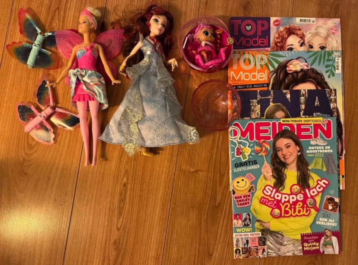 Barbies en Tina, Topmodel, Meiden blad, Kinderen en Baby's, Speelgoed | Poppen, Ophalen of Verzenden, Zo goed als nieuw, Barbie