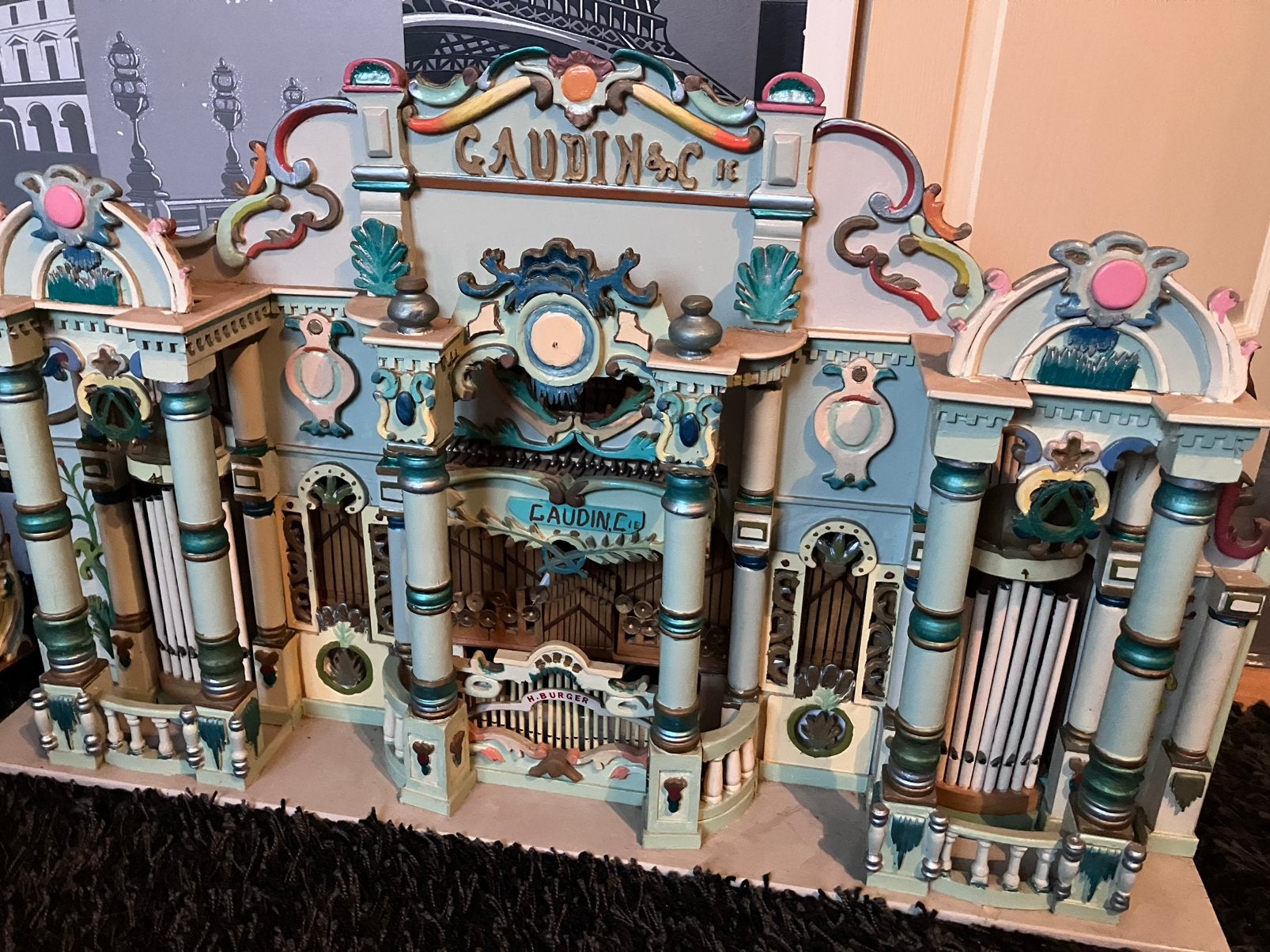 Te koop miniatuur orgel van echte nagemaakt, Ophalen, Zo goed als nieuw
