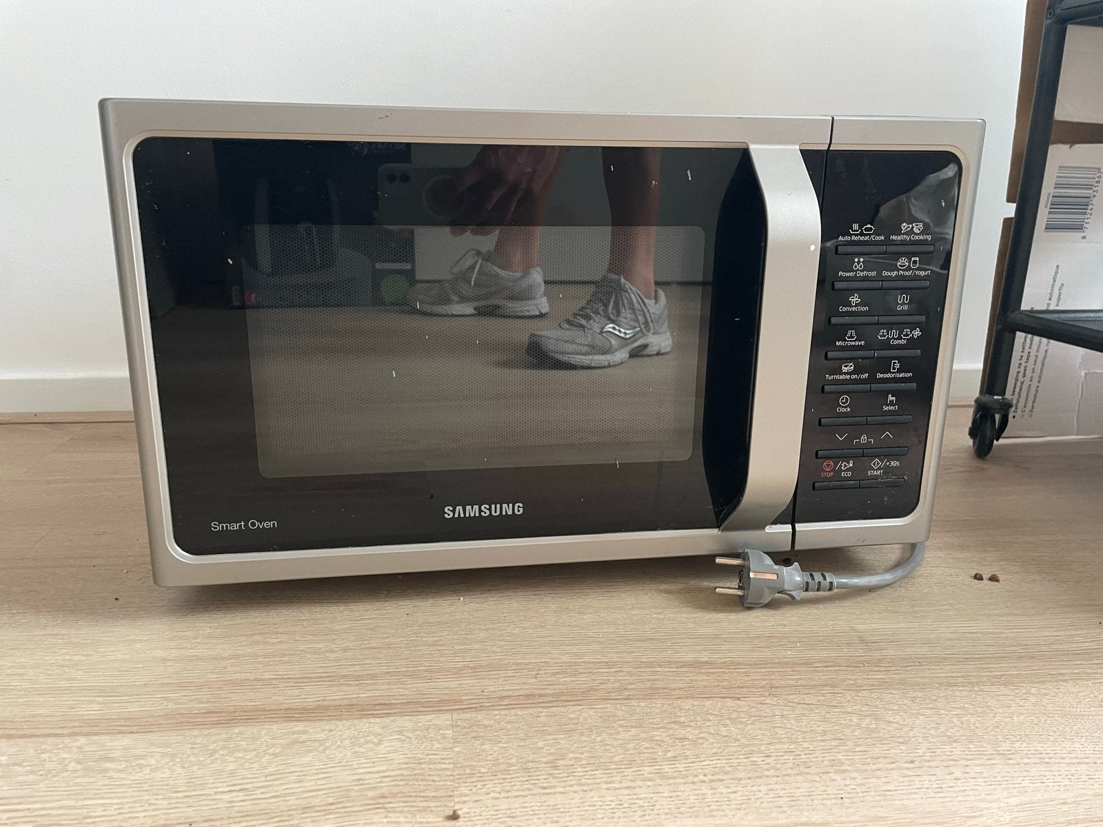 Samsung Smart Oven Combimagnetron - Zilver/Zwart, Witgoed en Apparatuur, Magnetrons, Ophalen, Combimagnetron, Gebruikt, Grill