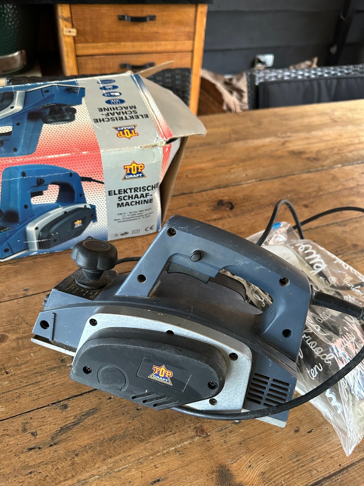 Top Craft elektrische schaafmachine, Ophalen, Gebruikt, Elektrisch