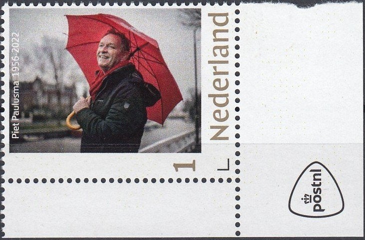 Nederland- Persoonlijke Goud- TV- Piet Paulusma- P, Ophalen of Verzenden, Na 1940, Postfris