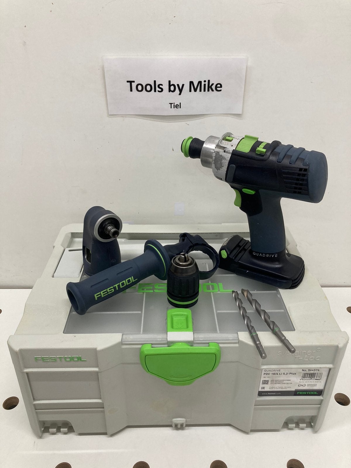 Festool pdc18/4 schroef/boormachine met klopfunctie, Ophalen, Gebruikt, Boormachine