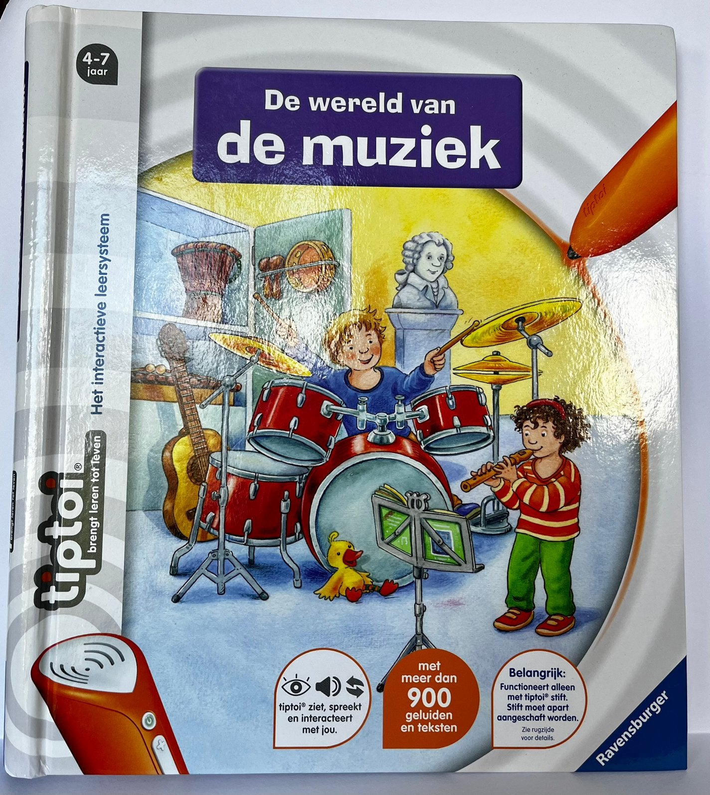 Tiptoi De wereld van muziek (alleen afhalen), Kinderen en Baby's, Speelgoed | Educatief en Creatief, Ophalen, Zo goed als nieuw