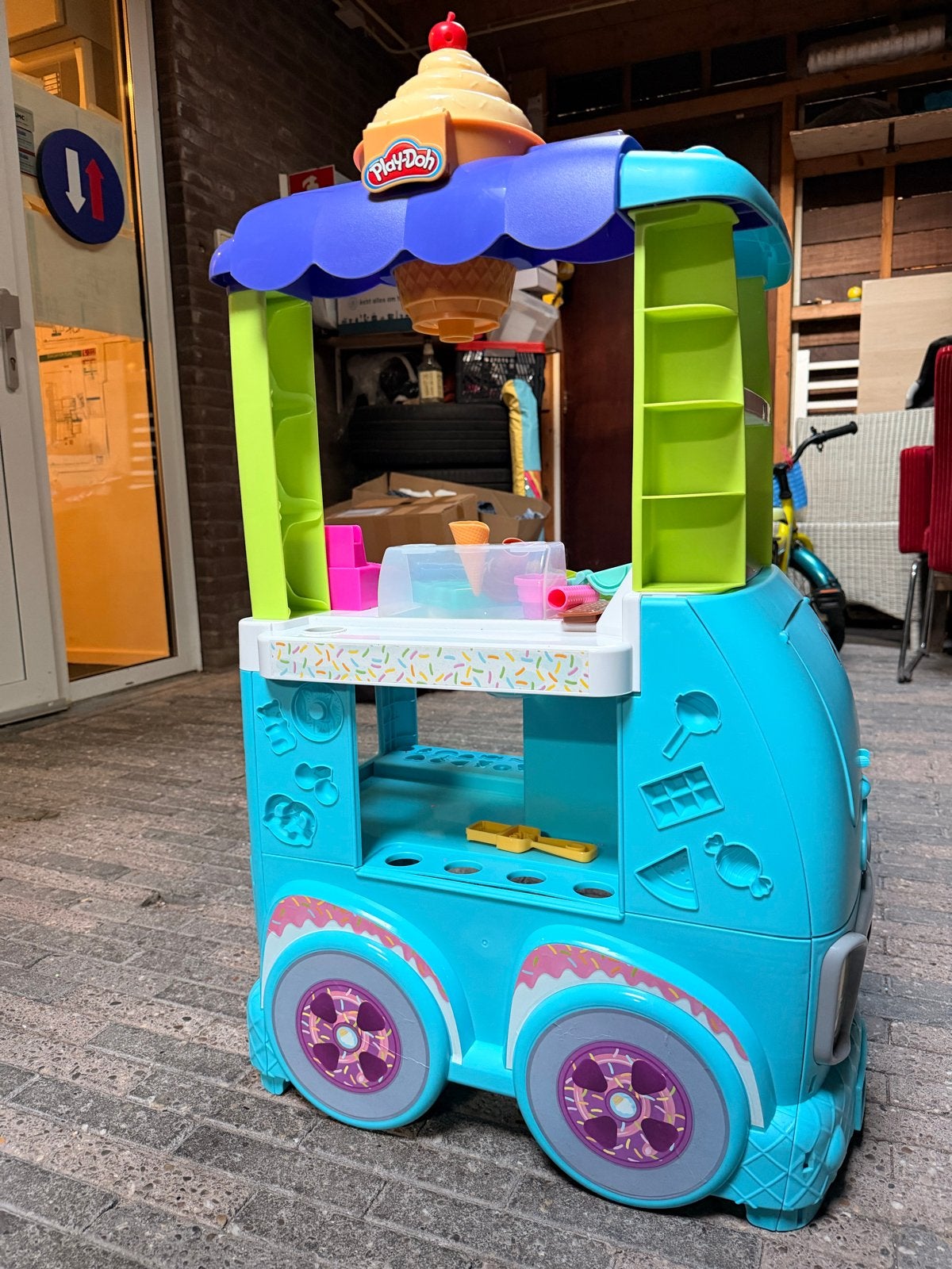 Play-Doh IJscowagen - Creatief speelplezier, Ophalen of Verzenden, Gebruikt, Jongen of Meisje