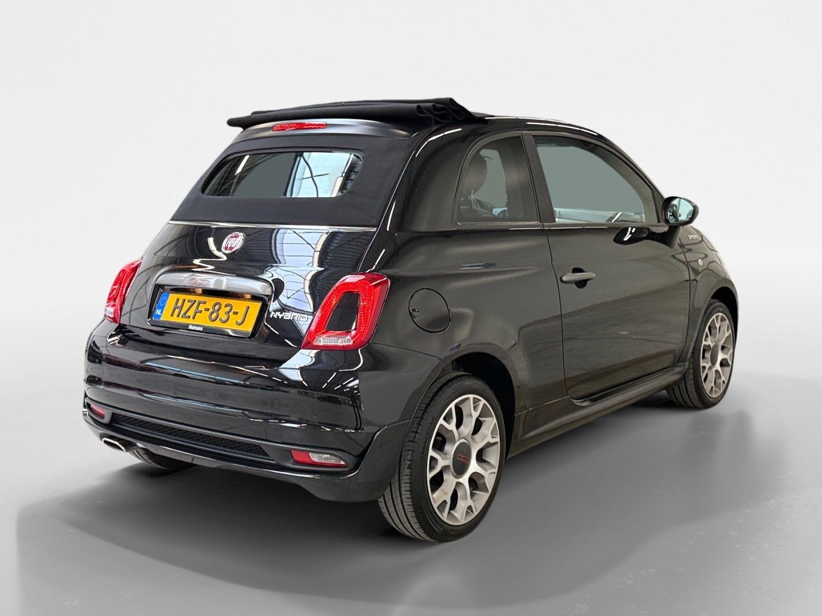Fiat 500C 1.0 Hybrid Sport I Cabrio I Cruise Control I Carpl, Auto's, Keurmerk '100% Onderhouden', Gebruikt, Cabriolet, 4 stoelen