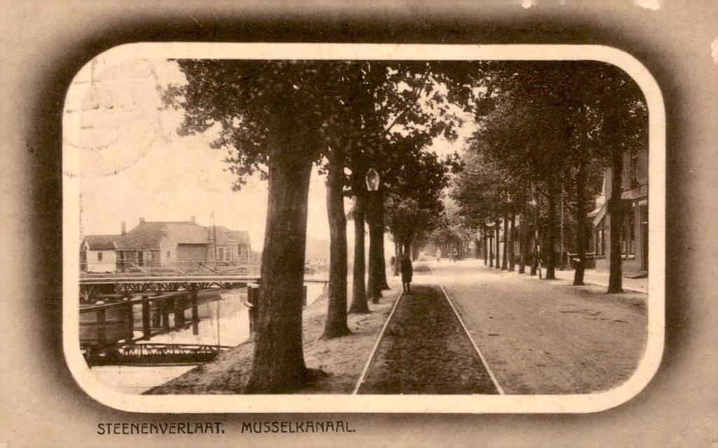 Musselkanaal Steenenverlaat # 761, Verzamelen, Ansichtkaarten | Nederland, Verzenden, Voor 1920, Gelopen, Groningen
