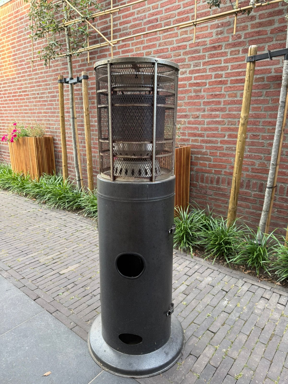 Terrasverwarmer, Tuin en Terras, Ophalen, Draaibaar, Gebruikt, Vloer