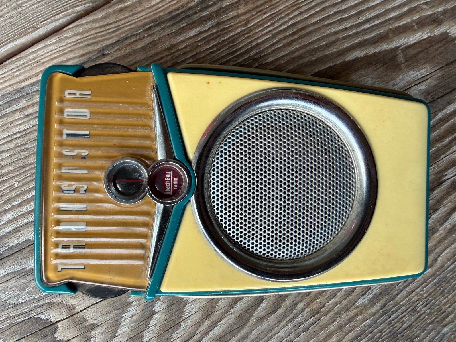Vintage Transistor AM/FM Radio - Beach Boy Radio, Ophalen of Verzenden, Gebruikt, Transistorradio