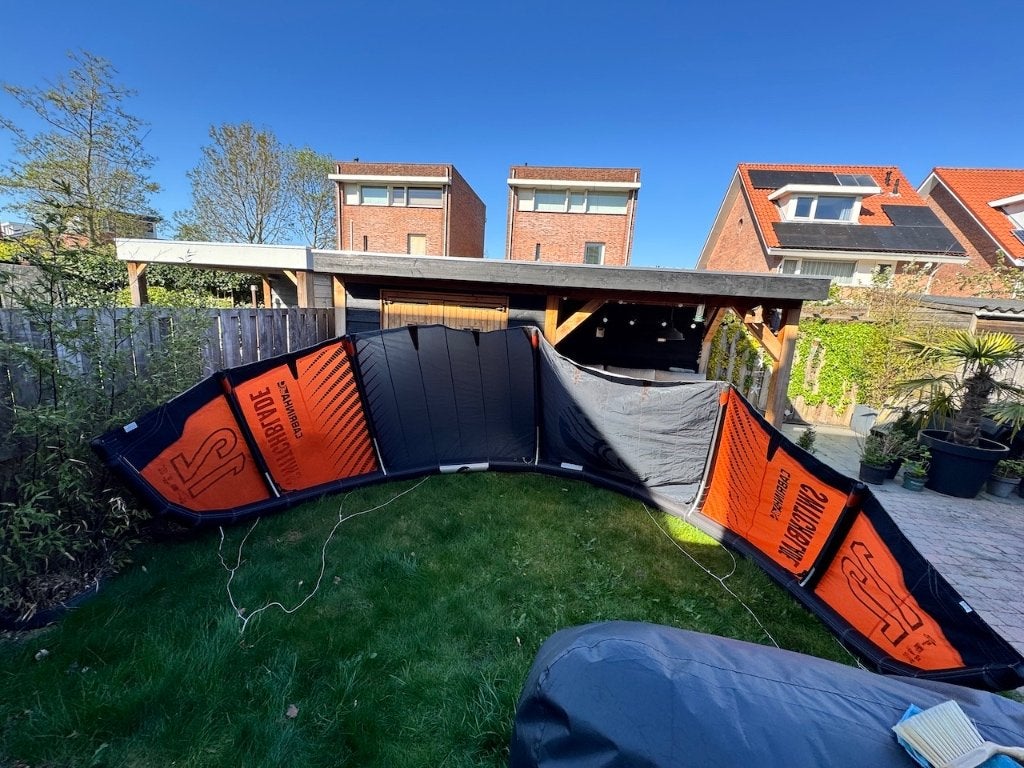 Cabrinha Switchblade 12m (2021), Geen board, Ophalen of Verzenden, Zo goed als nieuw, Kite