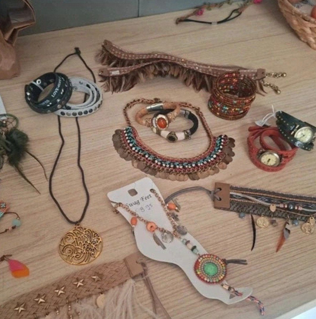 leuke partij ibiza/boho sieraden, Ophalen of Verzenden, Overige materialen, Overige typen