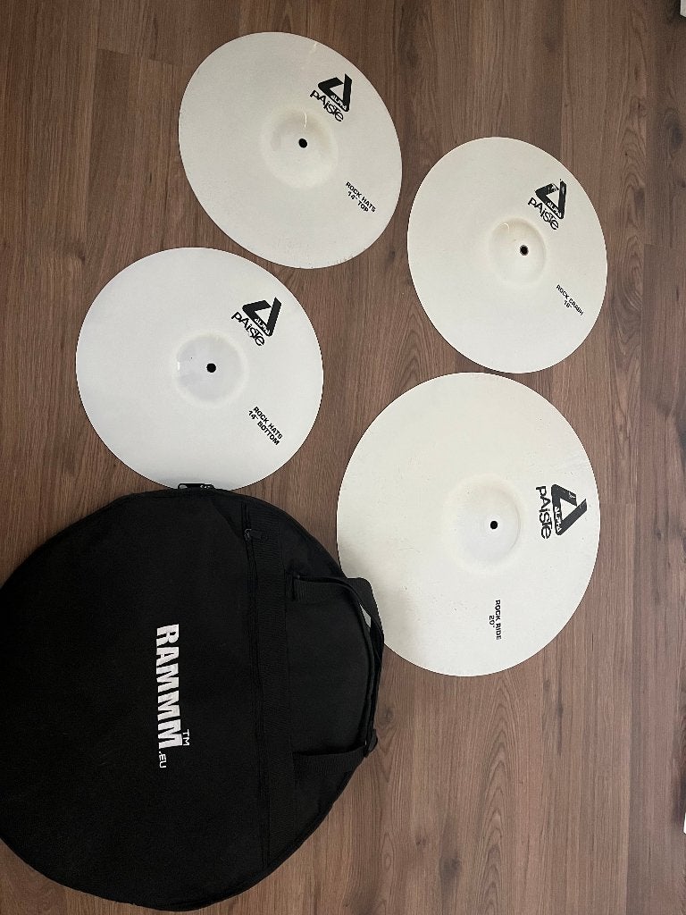 Paiste Alpha Custom White Rock Bekkenset, Ophalen of Verzenden, Gebruikt, Overige merken