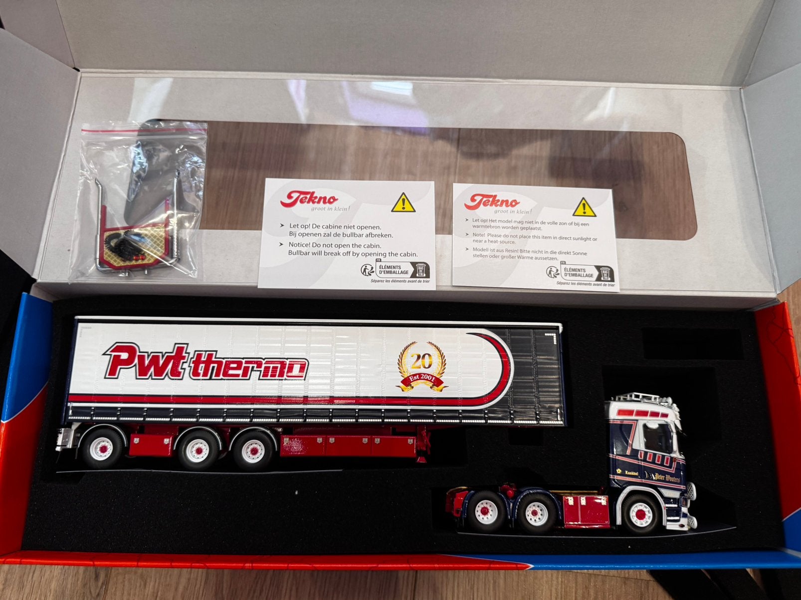 Tekno scania PWT, Ophalen of Verzenden, Nieuw, Bus of Vrachtwagen, Tekno