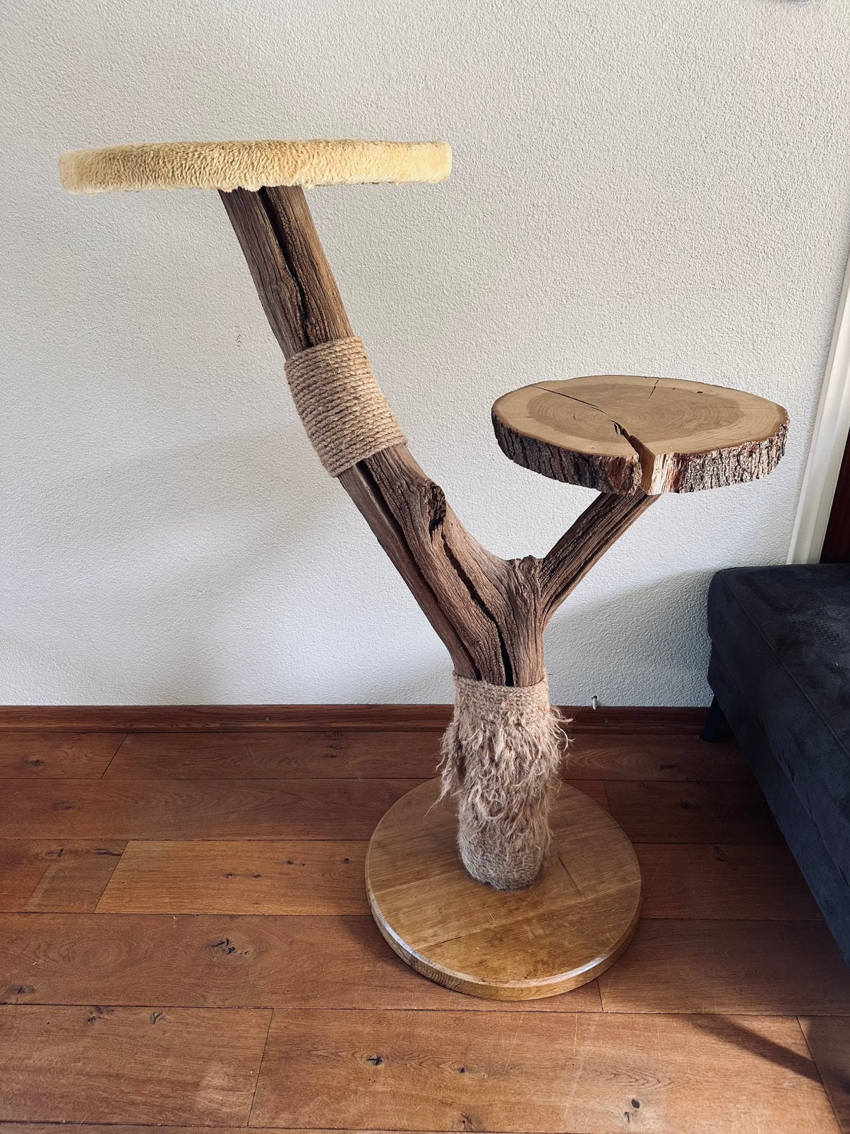 Houten krabpaal, Dieren en Toebehoren, Ophalen, Zo goed als nieuw, Krabpaal