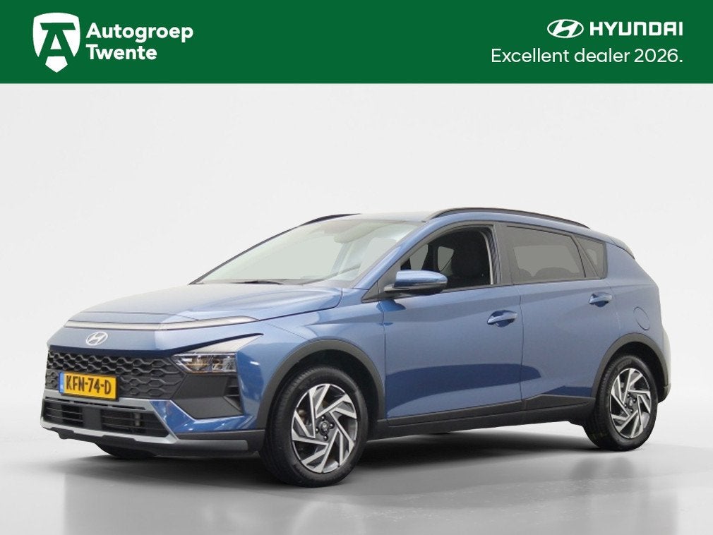 Hyundai Bayon 1.0 T-GDI Comfort Smart LED | Private lease 44, Private lease, Gebruikt, 1095 kg, Blauw