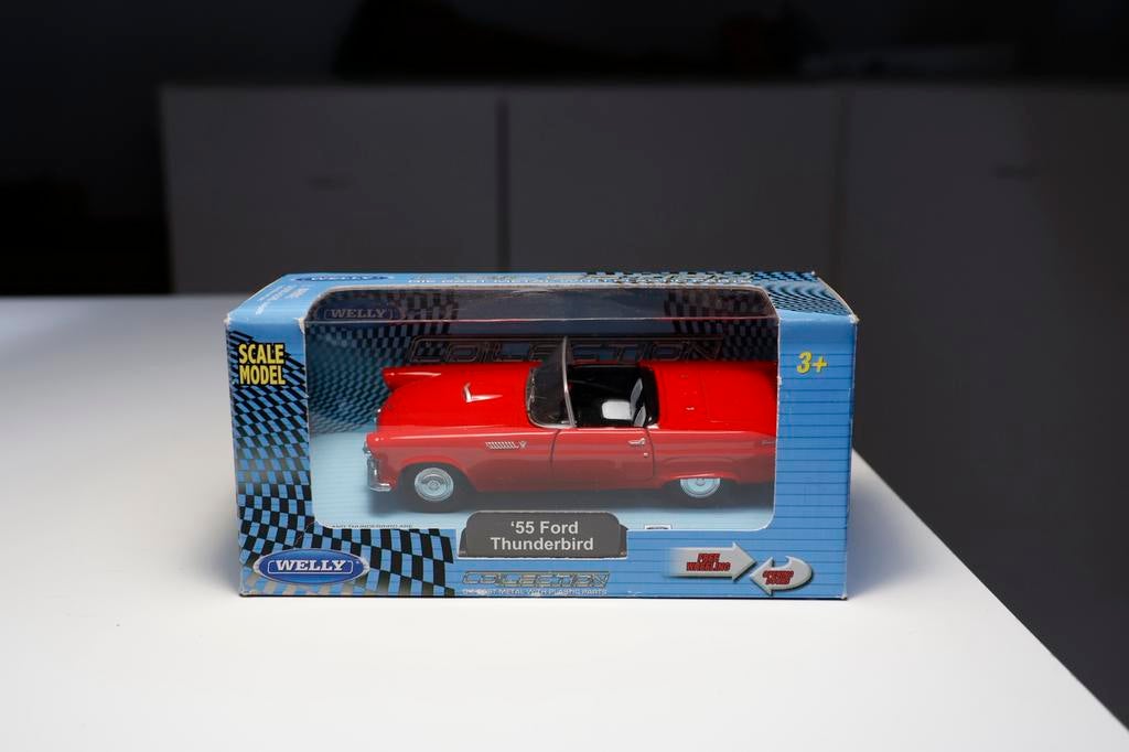 Welly - ‘55 Ford Thunderbird - Schaal 1:38, Verzenden, Nieuw, Auto