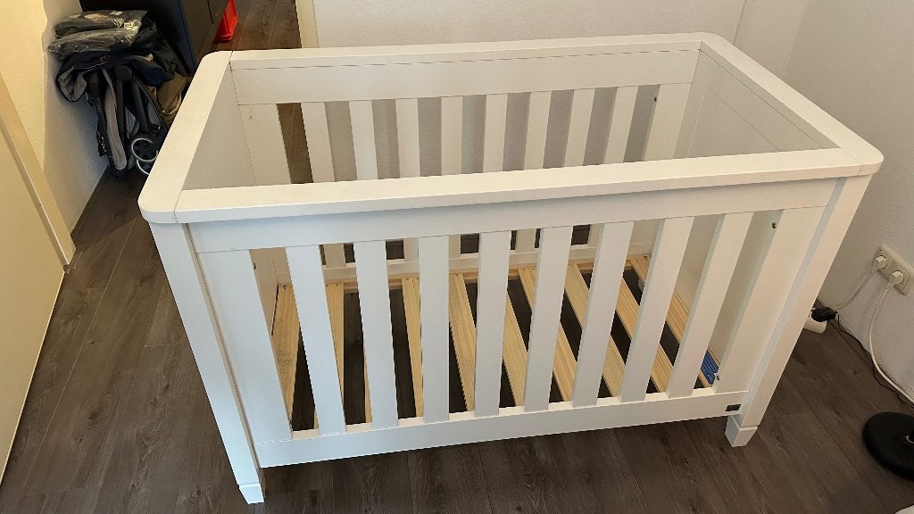 Ledikant TWF Marbella (wit) 60 x 120, Ophalen, Gebruikt, Ledikant