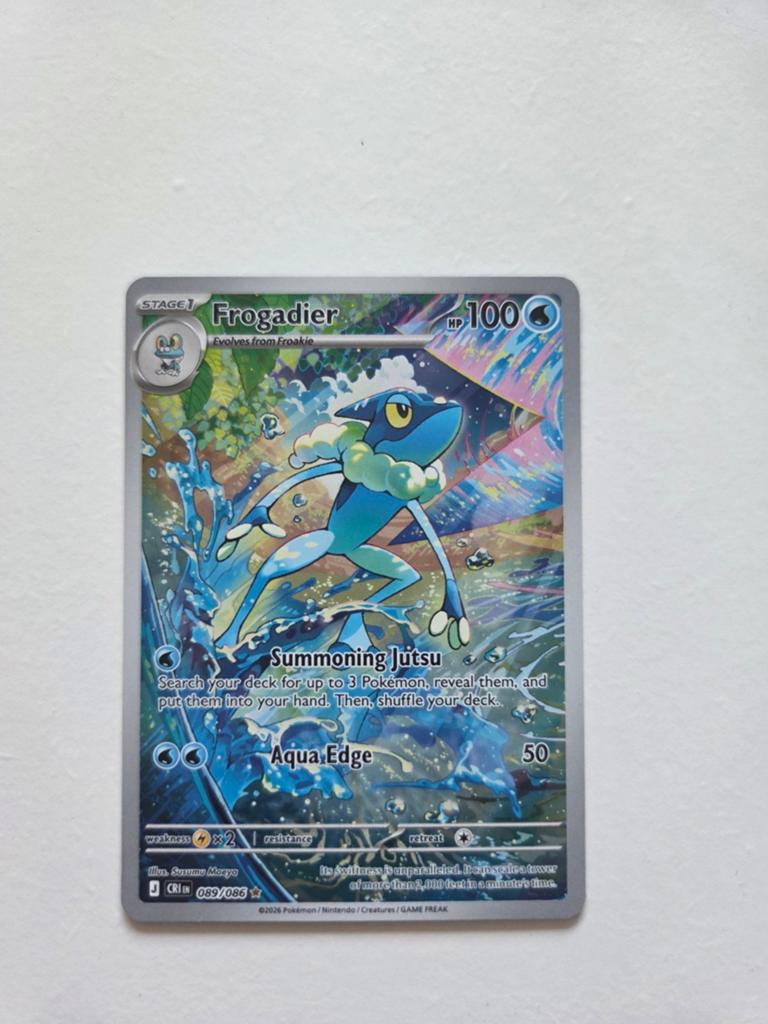 Frogadier Chaos Rising Pokémon Kaart, Ophalen of Verzenden, Nieuw, Losse kaart, Foil