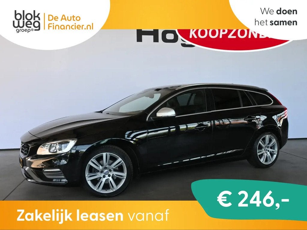 Volvo V60 2.0 D3 Nordic R-Design Automaat Clima € 14.940,0, Automaat, Gebruikt, 4 cilinders, Leder en Stof