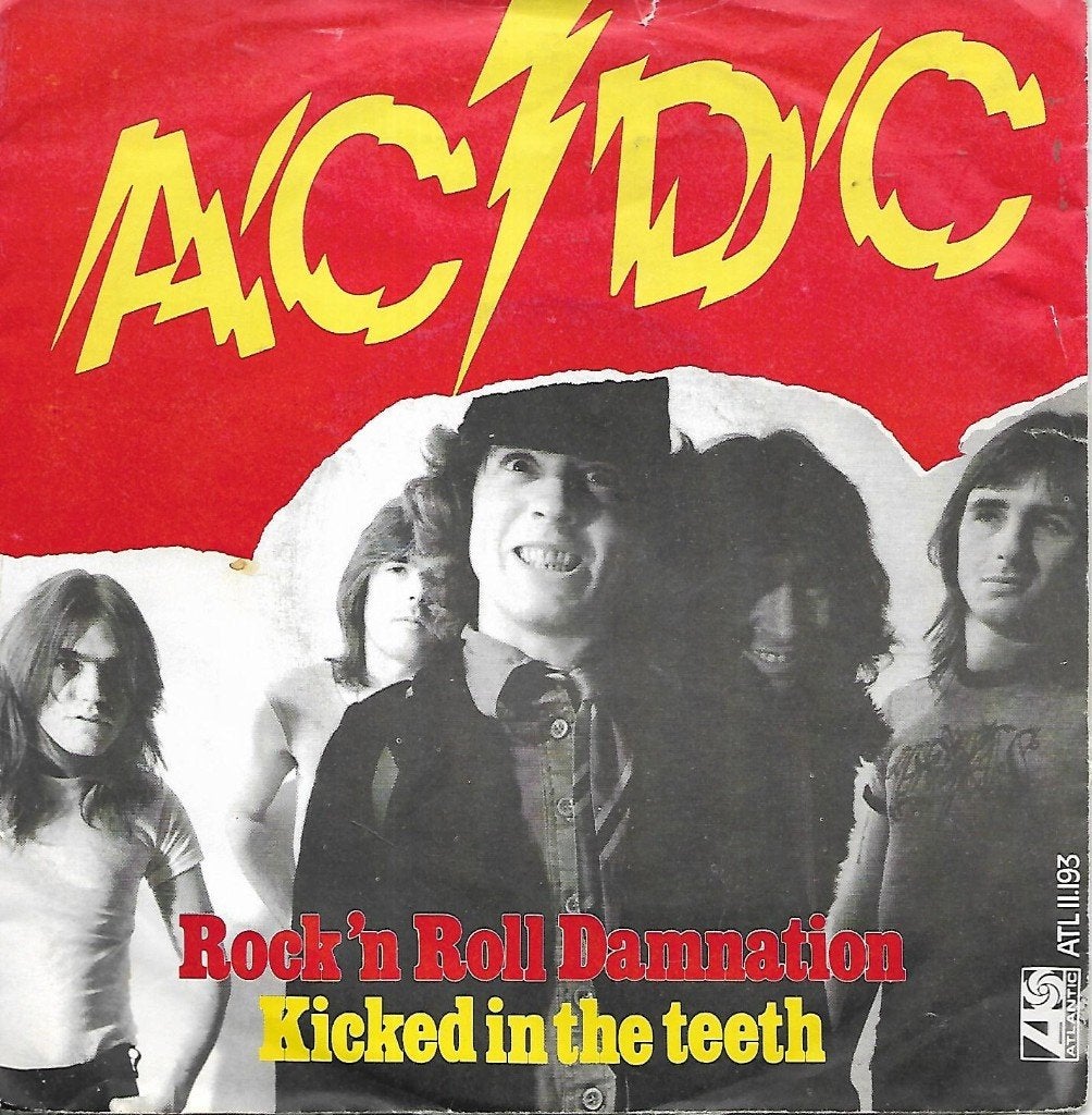 AC/DC - Rock `n roll damnation, Ophalen of Verzenden, Zo goed als nieuw, 7 inch, Pop