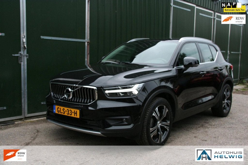 Volvo XC40 1.5 T5 Recharge Inscription LEER SPORTSTOELEN, NA, Auto's, Volvo, Zwart, Bedrijf, Hybride Elektrisch/Benzine, SUV of Terreinwagen