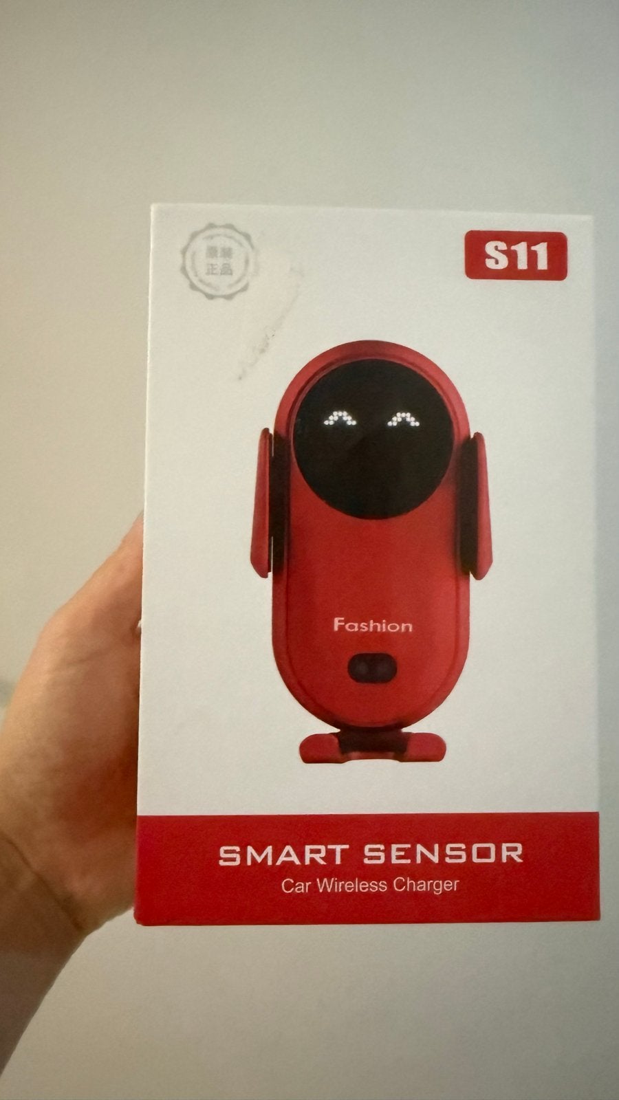 S11 Smart Sensor Draadloze Autolader - Rood, Ophalen of Verzenden, Nieuw