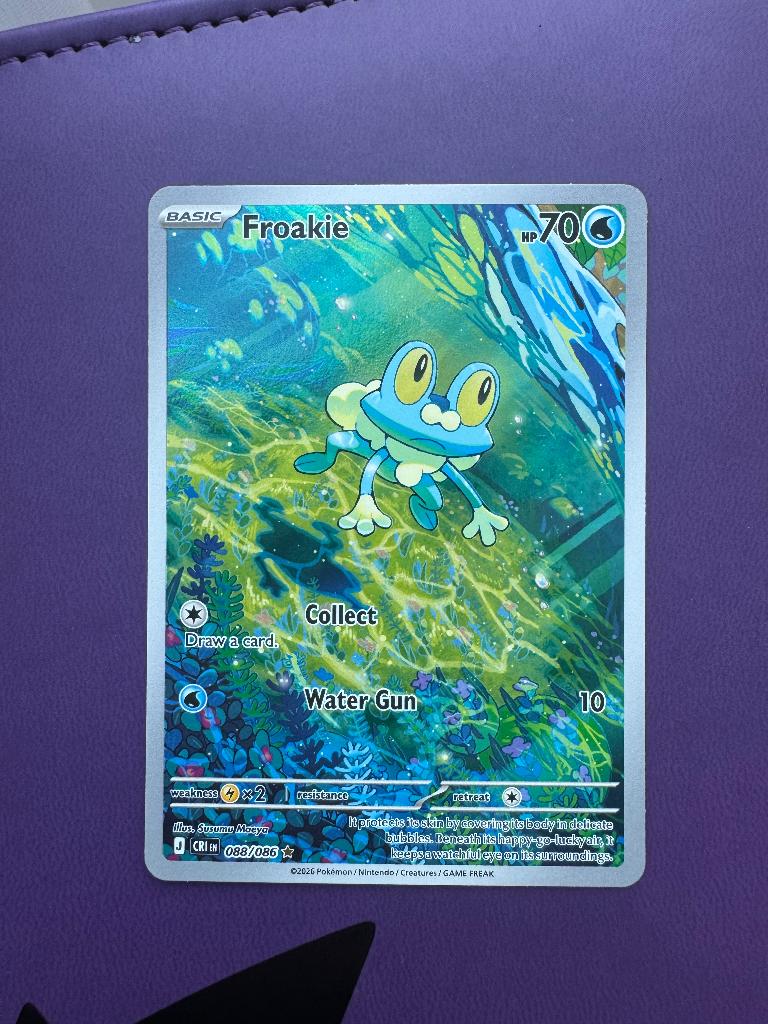 Froakie #88 Chaos Rising, Ophalen, Nieuw, Losse kaart, Foil