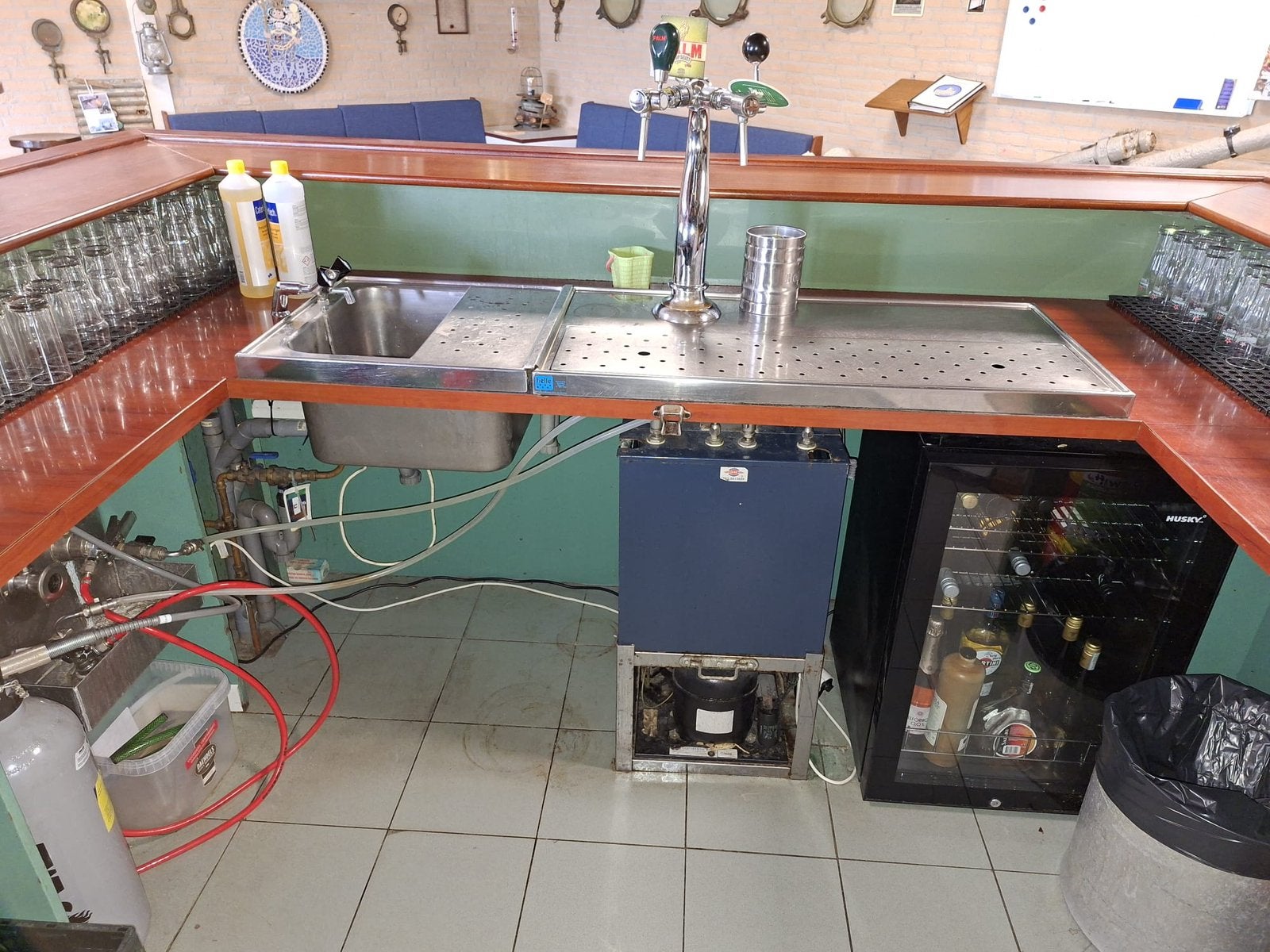 Complete biertap Set met 2 tappen en koeler, Witgoed en Apparatuur, Ophalen, Gebruikt, Overige merken