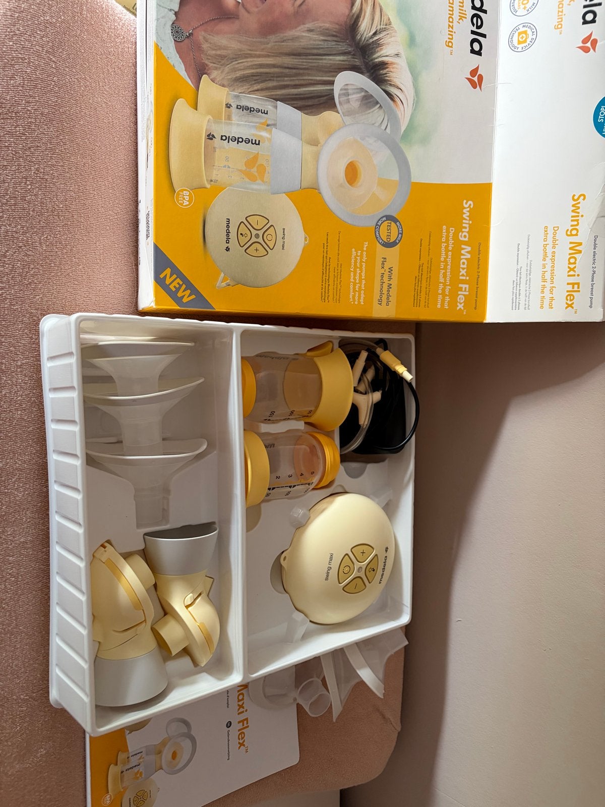Medela Swing Maxi Flex dubbele elektrische borstkolf, Kinderen en Baby's, Ophalen of Verzenden, Gebruikt
