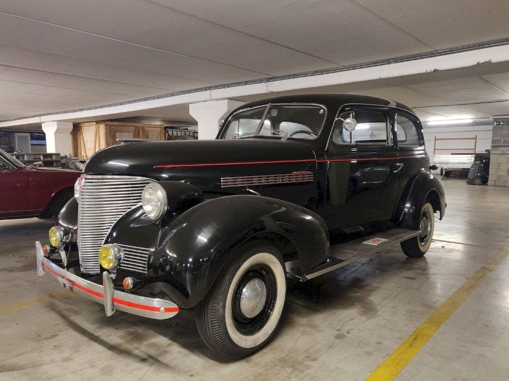 Chevrolet de Luxe 1939 Oldtimer, Auto's, Achterwielaandrijving, Zwart, Chevrolet, Zwart