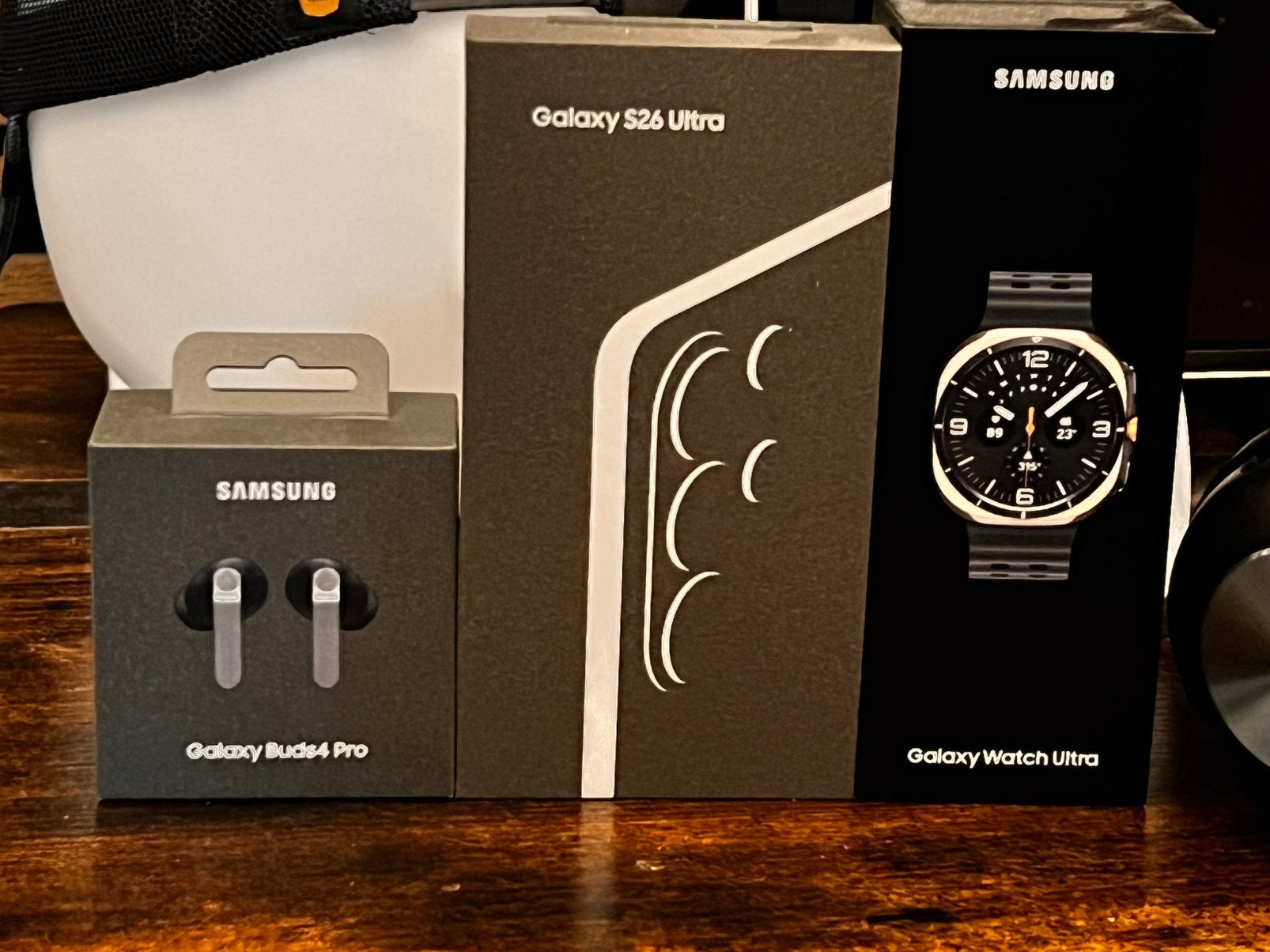 Samsung S26 Ultra 512GB + Watch Ultra + Buds4 + Spigen Case⁠, Ophalen, Zo goed als nieuw, 50 tot 60 mm, Polarisatiefilter