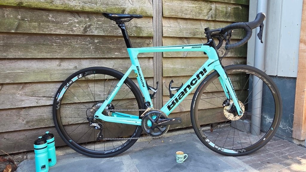 Prachtige Bianchi Aria Ultegra Disc 2020, 28 inch, Gebruikt, Carbon, Heren