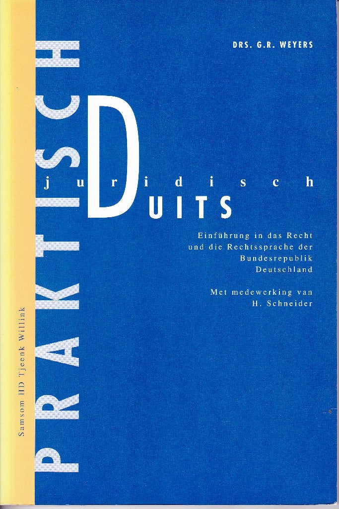 Praktisch juridisch Duits, Ophalen of Verzenden, Alpha, Zo goed als nieuw, HBO