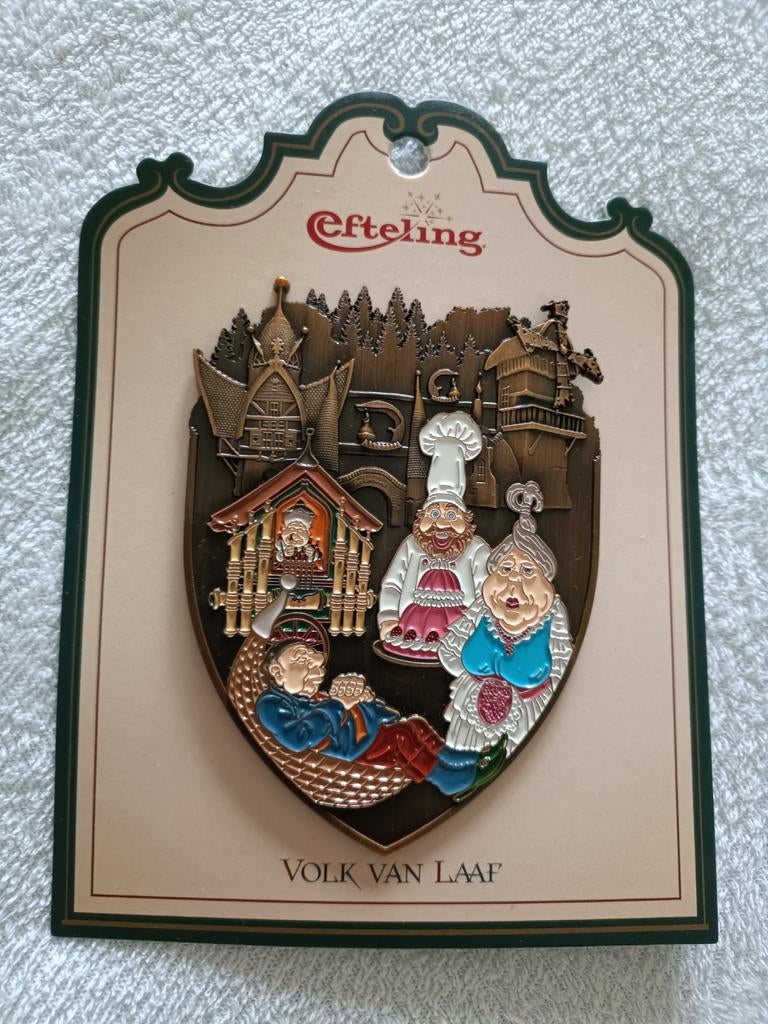 Efteling pin volk van laaf, Verzamelen, Efteling, Ophalen of Verzenden, Zo goed als nieuw, Button of Speldje