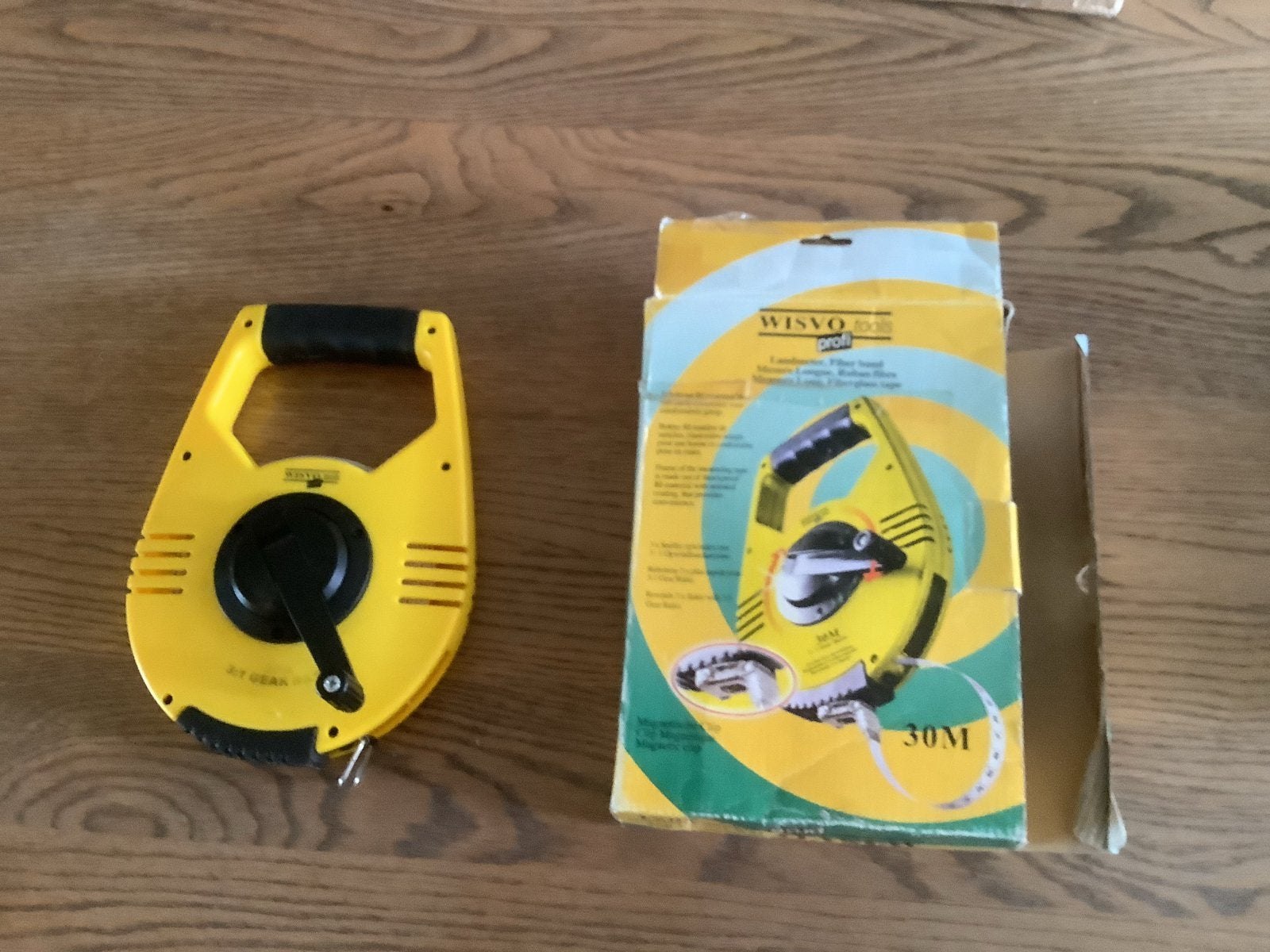 WISVO Profi Rolbandmaat 30M - Nieuw in doos, Doe-het-zelf en Verbouw, Ophalen of Verzenden, Nieuw, Afstand
