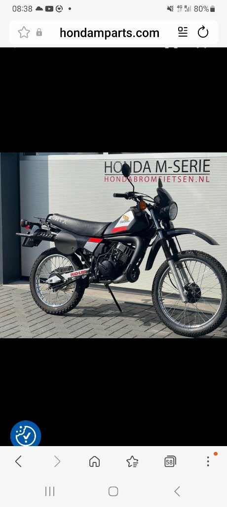 Gezocht Honda mtx ot 50cc zwart., Fietsen en Brommers, Brommers | Honda, Ophalen, Zo goed als nieuw, MTX