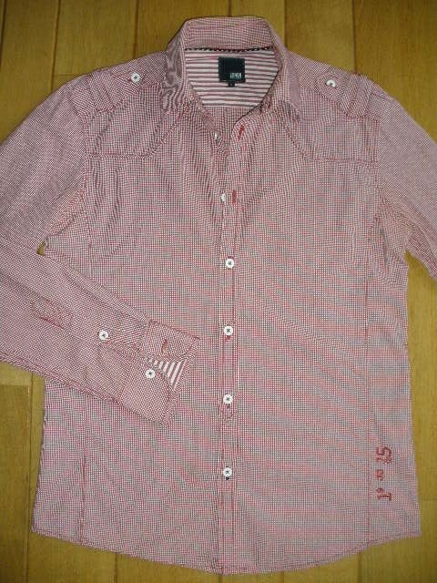 JACK & JONES bloes rood wit ruit maat S, Kleding | Heren, Overhemden, Halswijdte 38 (S) of kleiner, Ophalen of Verzenden, Zo goed als nieuw