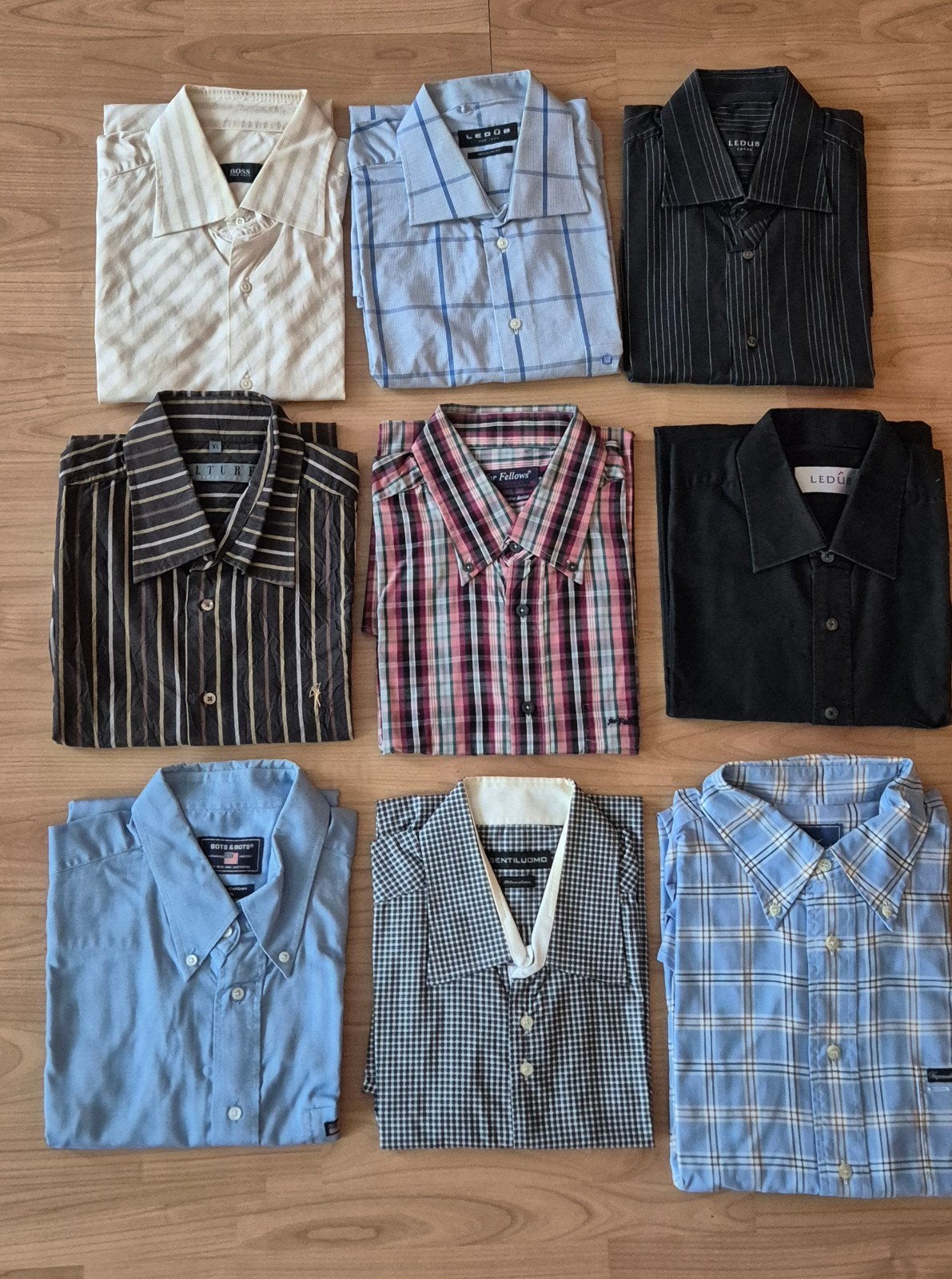 Overhemden pakket lange mouw XL / 43 - Diverse merken, Kleding | Heren, Overhemden, Ophalen of Verzenden, Zo goed als nieuw, Overige kleuren