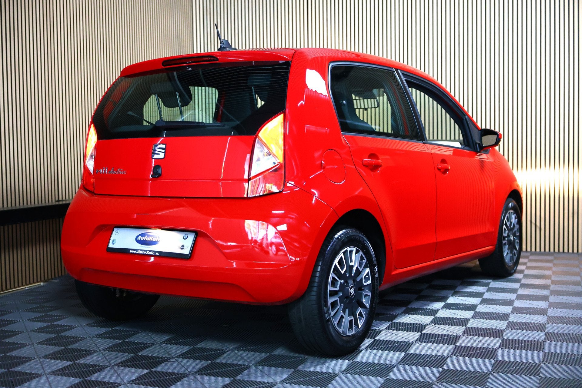 SEAT Mii Electric CLIMATRONIC 52000 k ! SOH 90.4 % ! DAB BLU, Stof, Gebruikt, Zwart, Origineel Nederlands