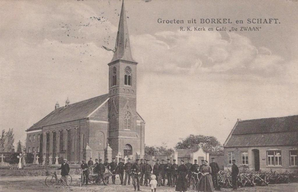 BORKEL EN SCHAFT - 1915- Fraaie ansicht- militair verstuurd, Verzenden, Voor 1920, Gelopen, Noord-Brabant