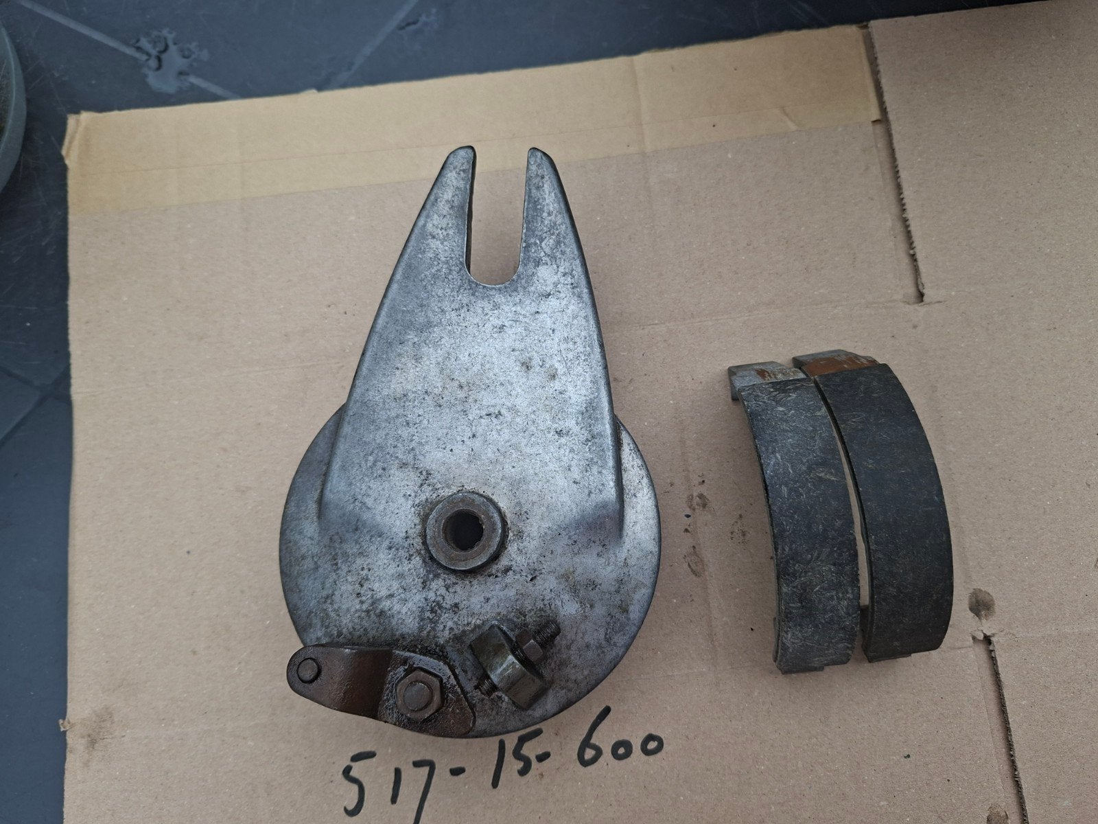 zundapp 517 remplaat achter origineel nieuwe remschoenen, Ophalen of Verzenden, Gebruikt, Frame
