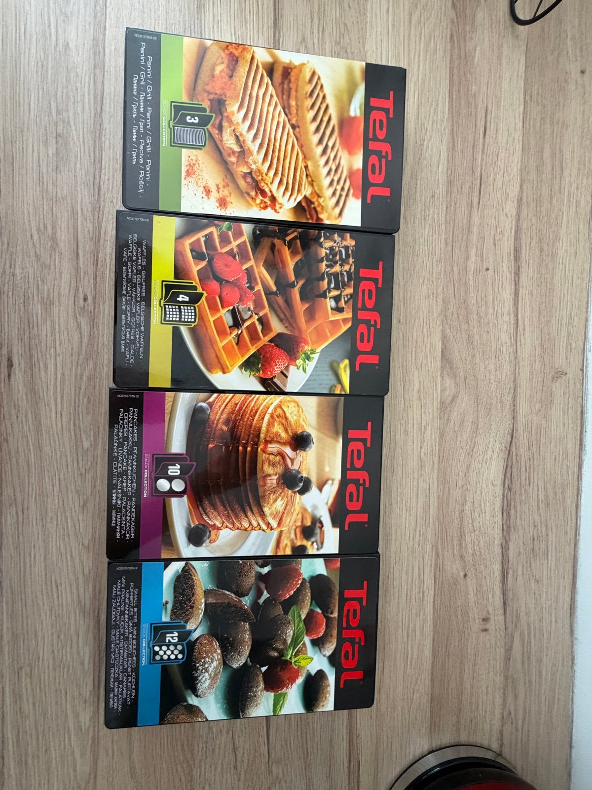 Tefal Snack Collection platen set - Wafel, Poffertjes, Panin, Witgoed en Apparatuur, Wafelijzers, Ophalen, Uitneembare platen