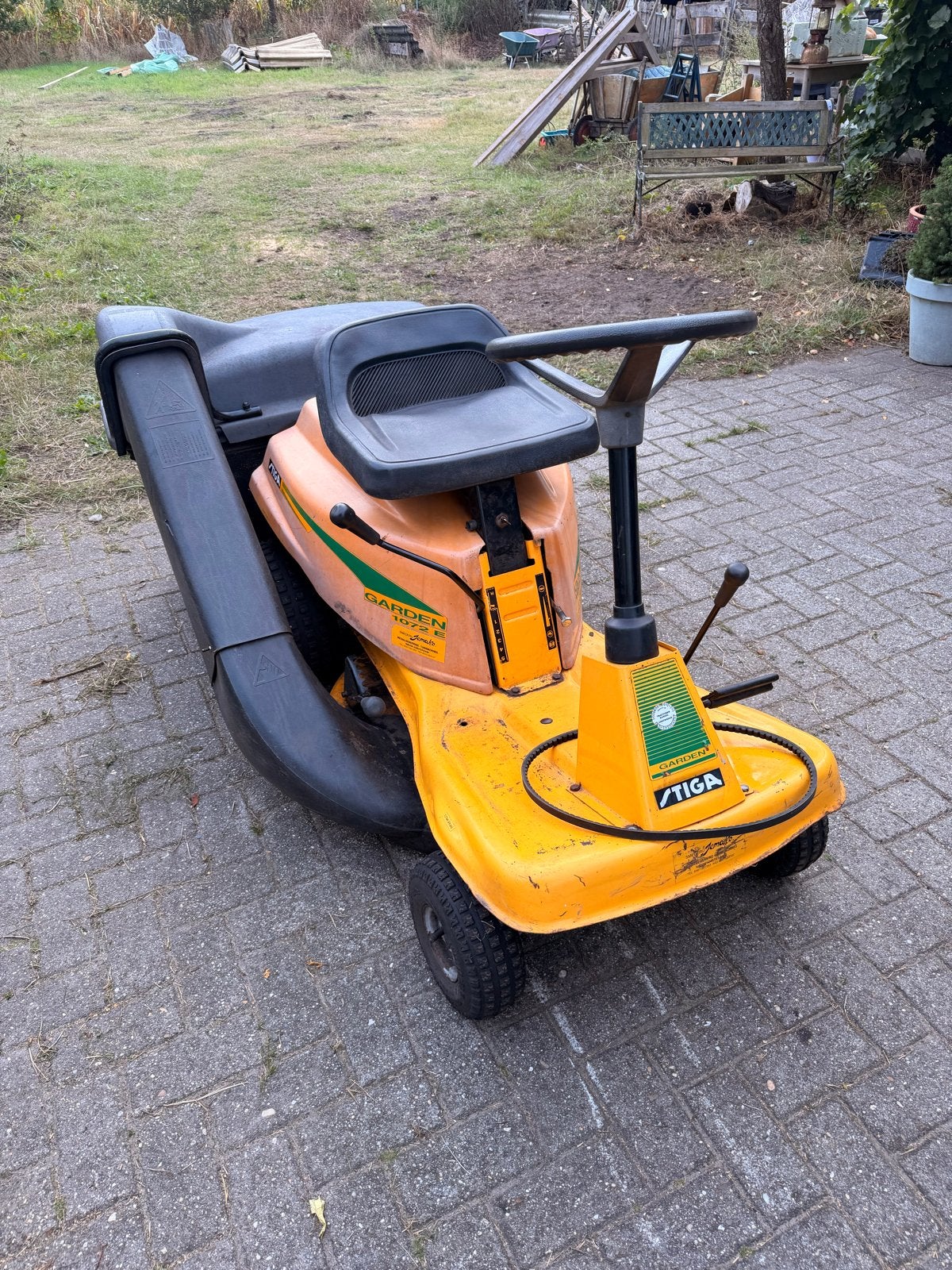 Zitmaaier opknapper - Loopt goed, start direct, Tuin en Terras, Zitmaaiers, Gebruikt, Ophalen of Verzenden, Opvangbak, Minder dan 90 cm