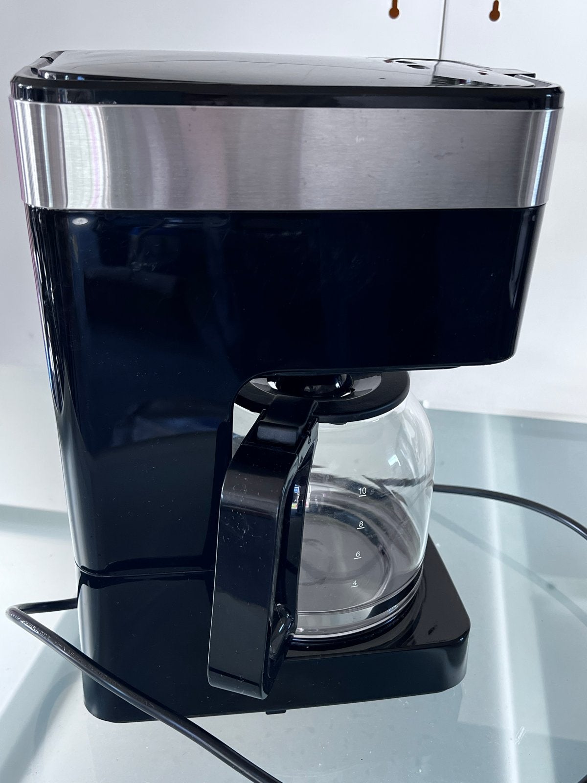Nieuw Severin Koffiezetapparaat - Zwart met Glazen Kan, 10 kopjes of meer, Gemalen koffie, Ophalen of Verzenden, Koffiemachine