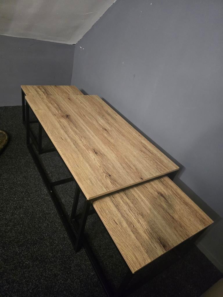 Salontafel met 2 kleintjes, Huis en Inrichting, Ophalen of Verzenden